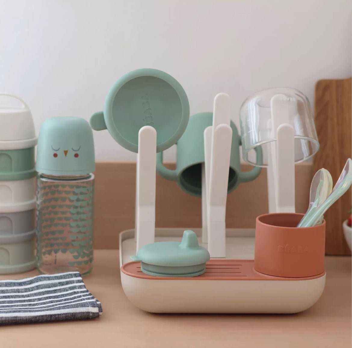 Égoutte biberons Forêt - Terracotta/Clay - Les ptites soeurs