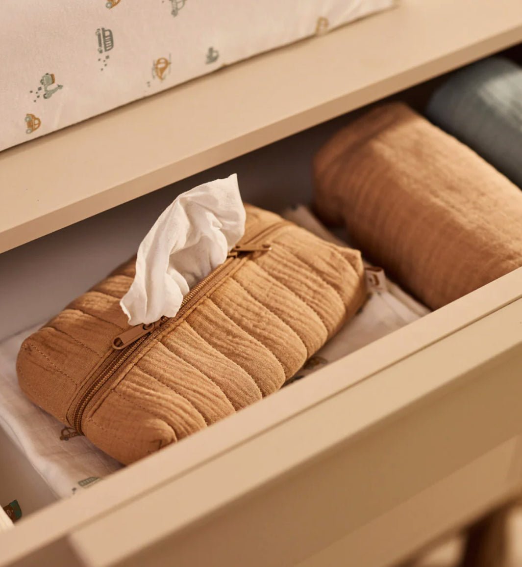 Housse pour Lingettes - Gaze de Coton - Les ptites soeurs