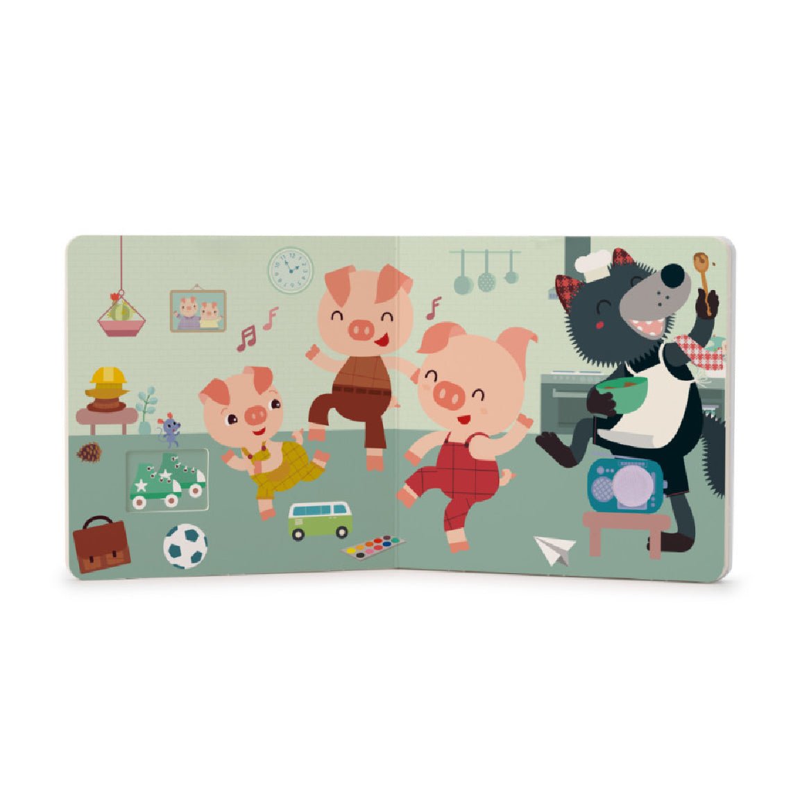 Livre tactile et sonore "Sweet Louis" - Les ptites soeurs