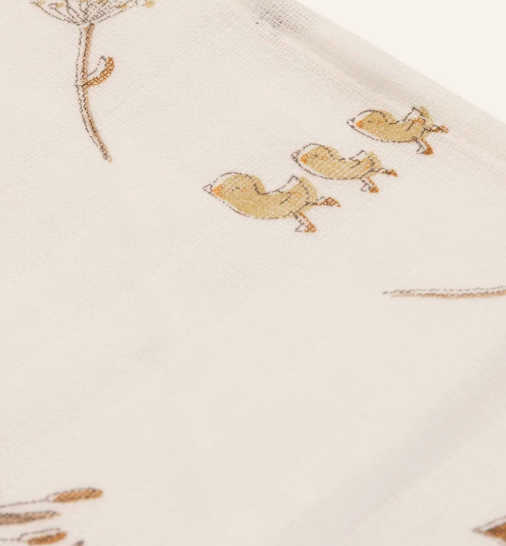 Serviette Gaze de Coton 31x31cm - Riverside - 3 Unités