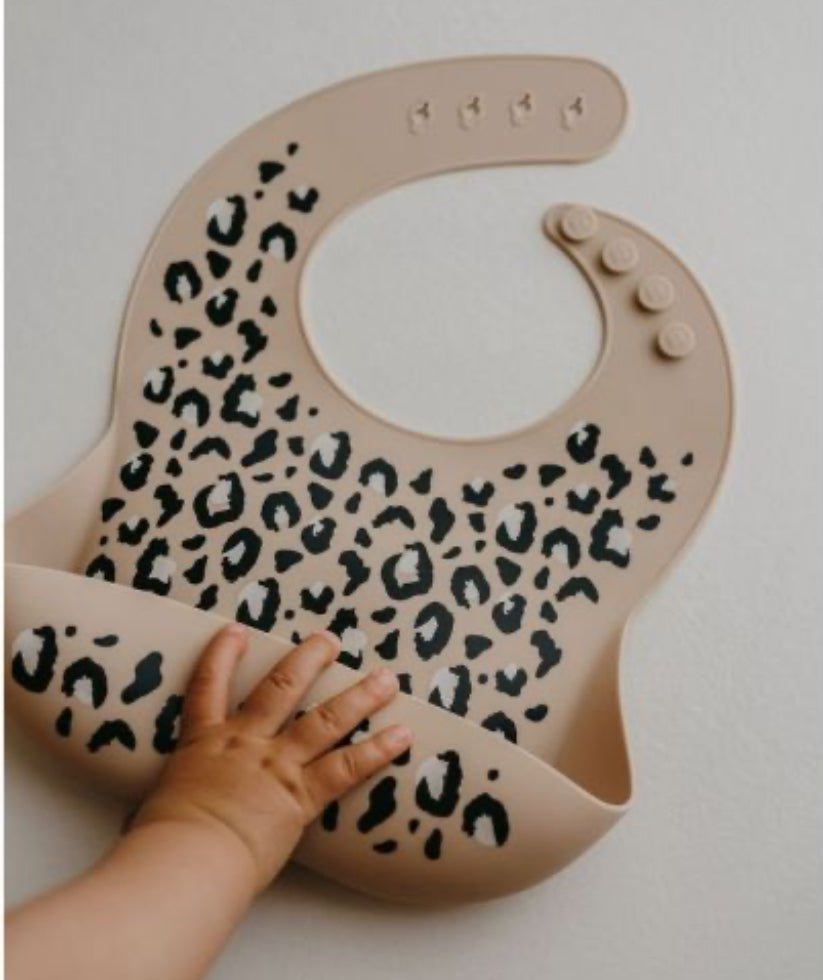 Bavoir en silicone - sauvage - Les ptites soeurs