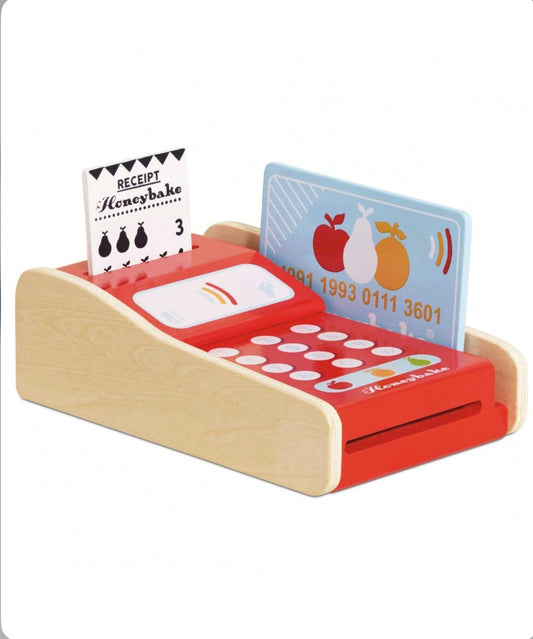 Machine à carte bancaire en bois - Les ptites soeurs