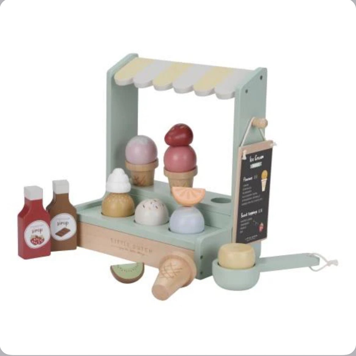 Stand de glaces en bois - Les ptites soeurs