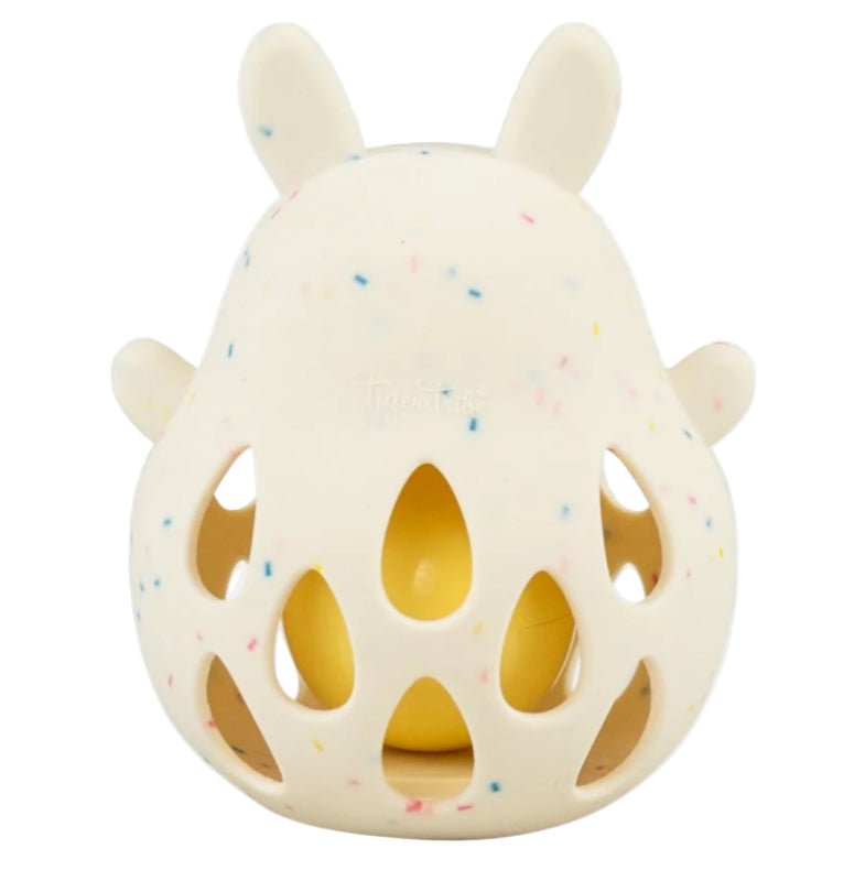 Hochet en silicone lapin - Les ptites soeurs