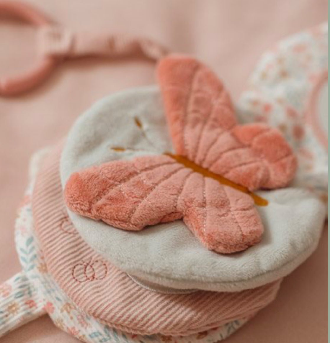 Miffy livre en tissu pour poussette - Lucky Blossom - Les ptites soeurs