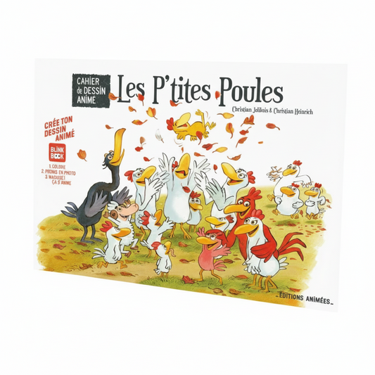 Coloriages animés- P’tites poules ( 2 histoires)