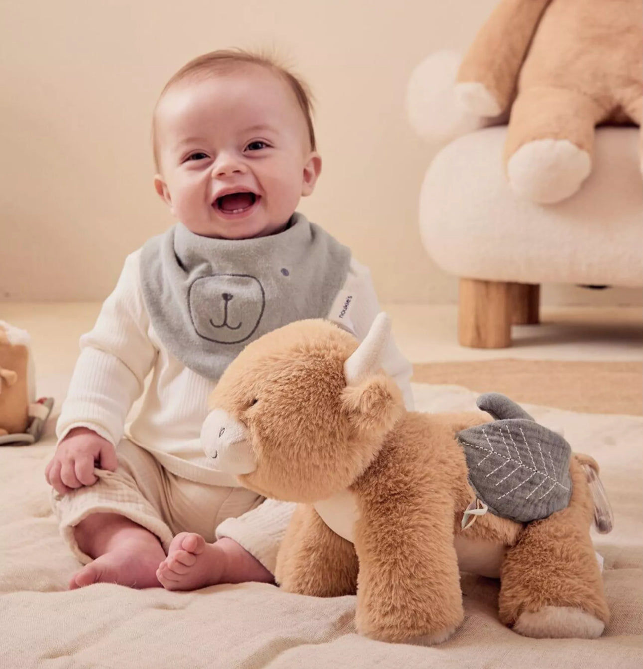 Peluche d’activités - la vache