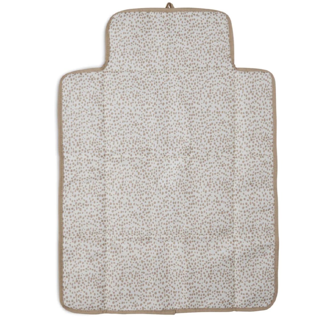 Matelas à langer nomade en tissu bouclé – Biscuit - Les ptites soeurs