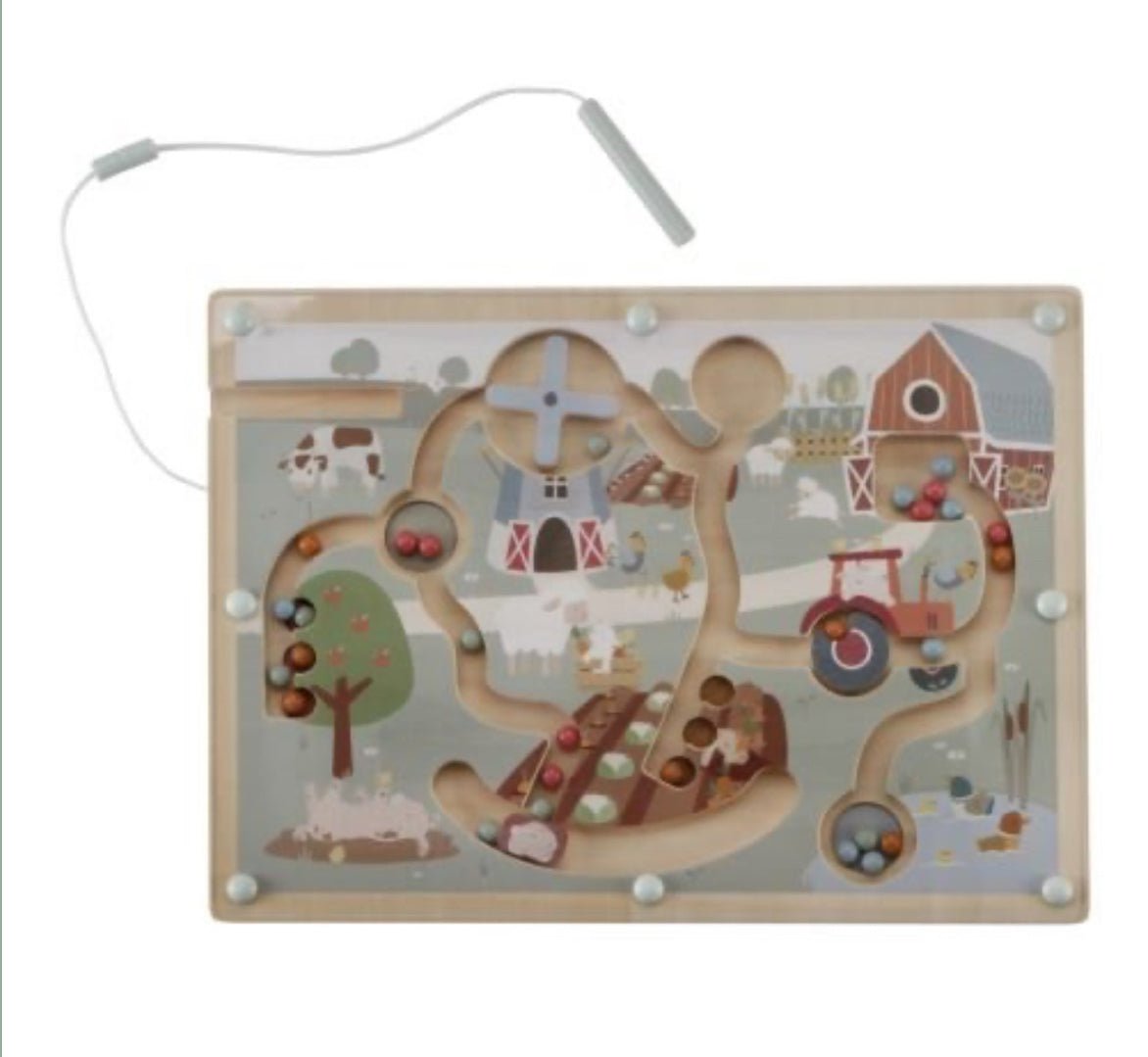 Labyrinthe magnétique Little Farm - Les ptites soeurs