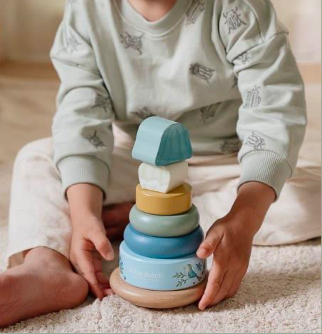 Tour d'anneaux à empiler - Forest Friends - Les ptites soeurs