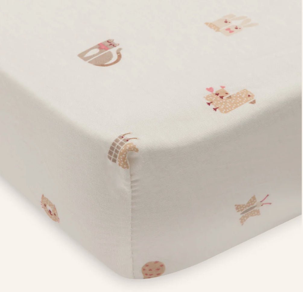 Drap - housse - Animal Friends - Les ptites soeurs