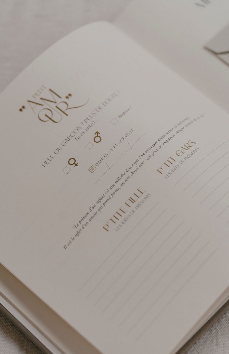 Livre de naissance Pure - Velours - Les ptites soeurs