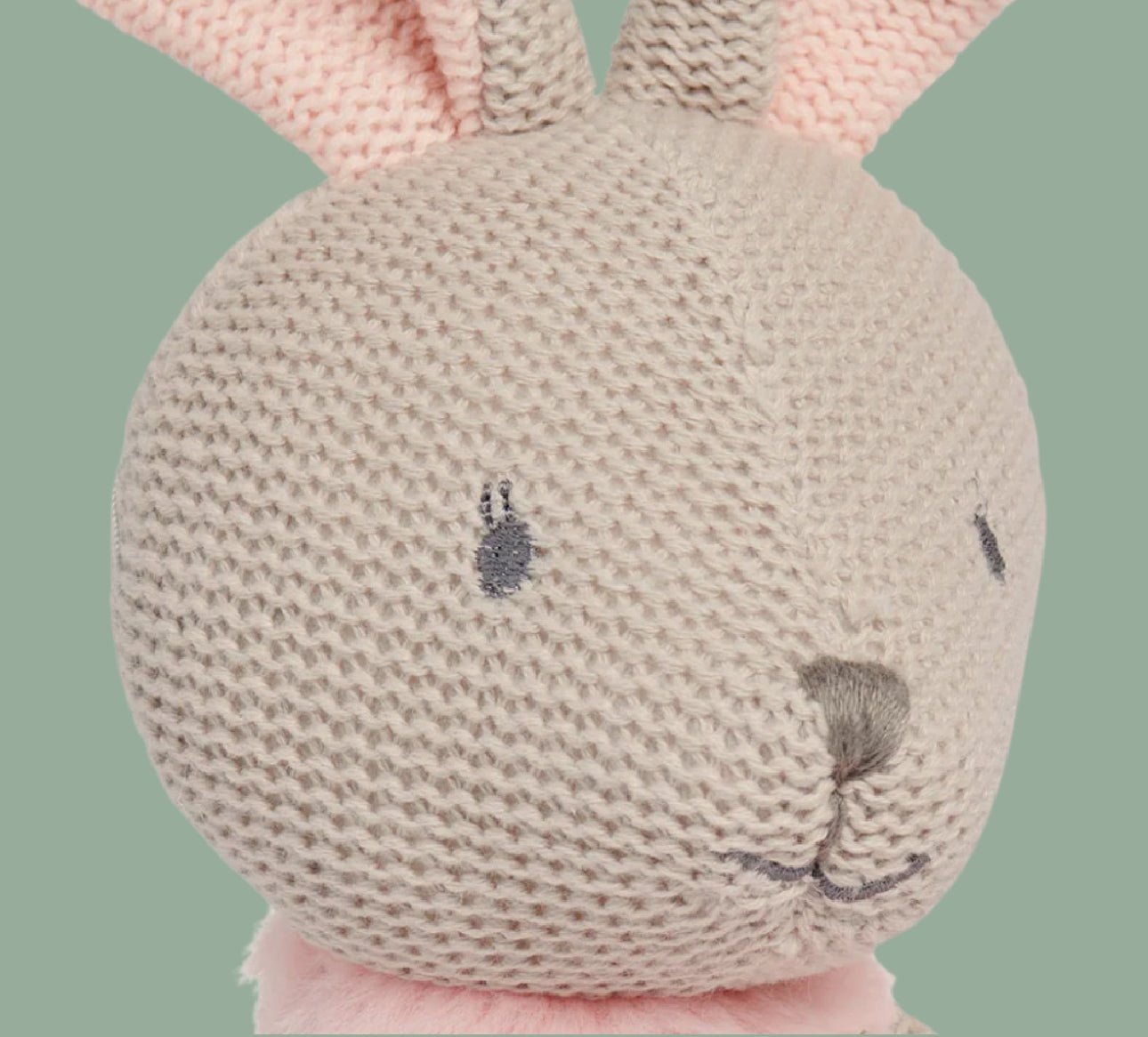 Peluche bunny - rose - Les ptites soeurs