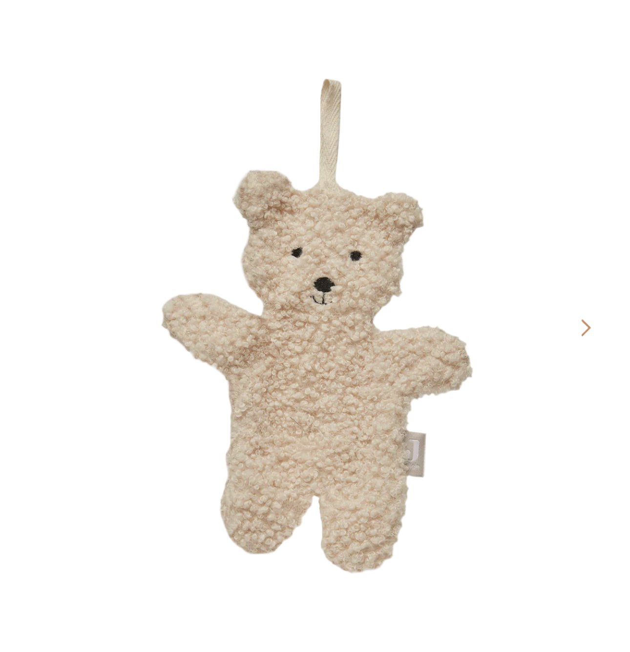 Attache tétine ourson - naturel - Les ptites soeurs