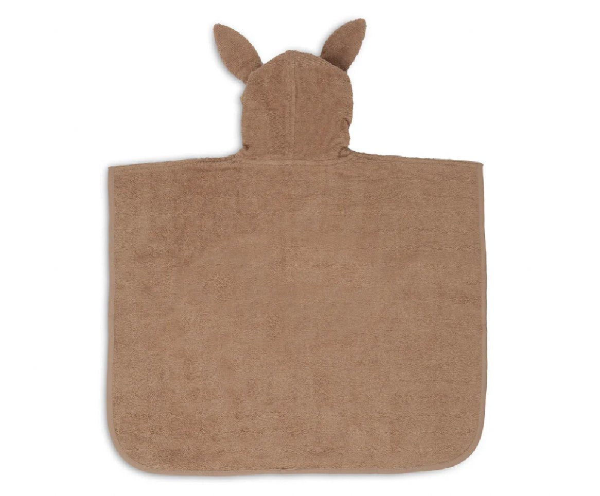 Poncho de Bain Éponge - Biscuit - Les ptites soeurs