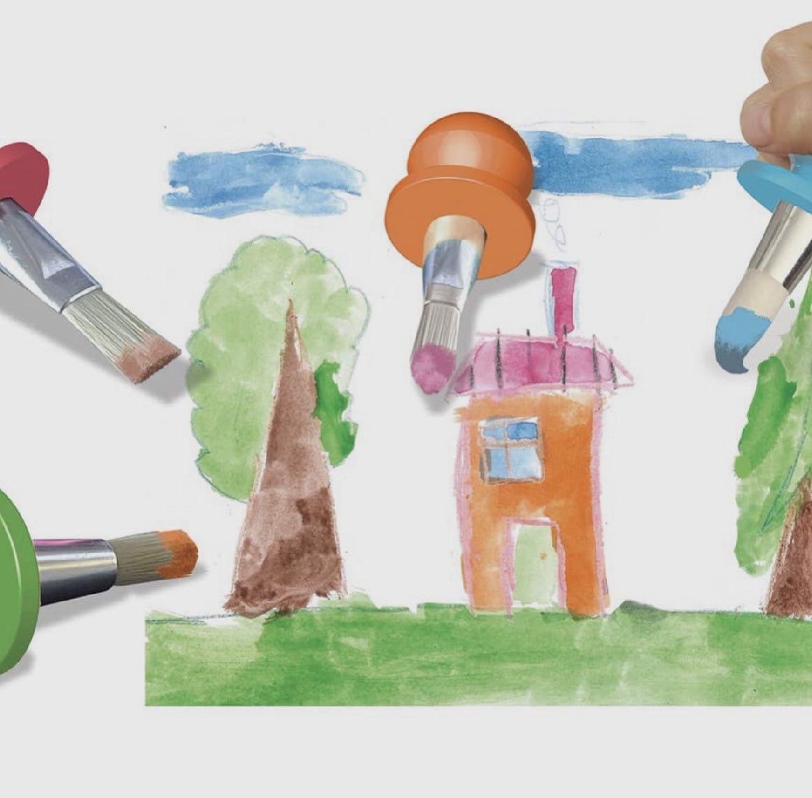 Mes premiers pinceaux - Les ptites soeurs