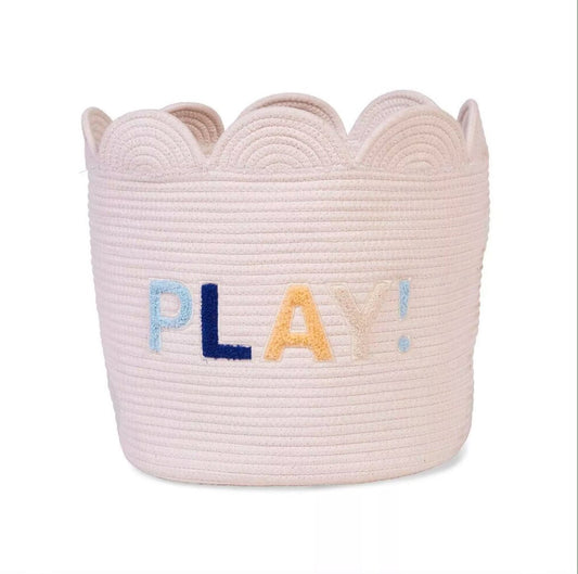 Panier fleur écru - Les ptites soeurs