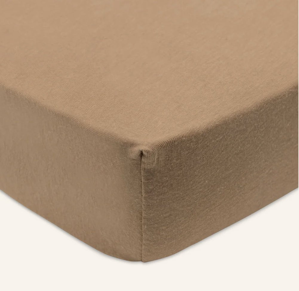 Drap - housse - Sea Green/Biscuit lot de 2 - Les ptites soeurs