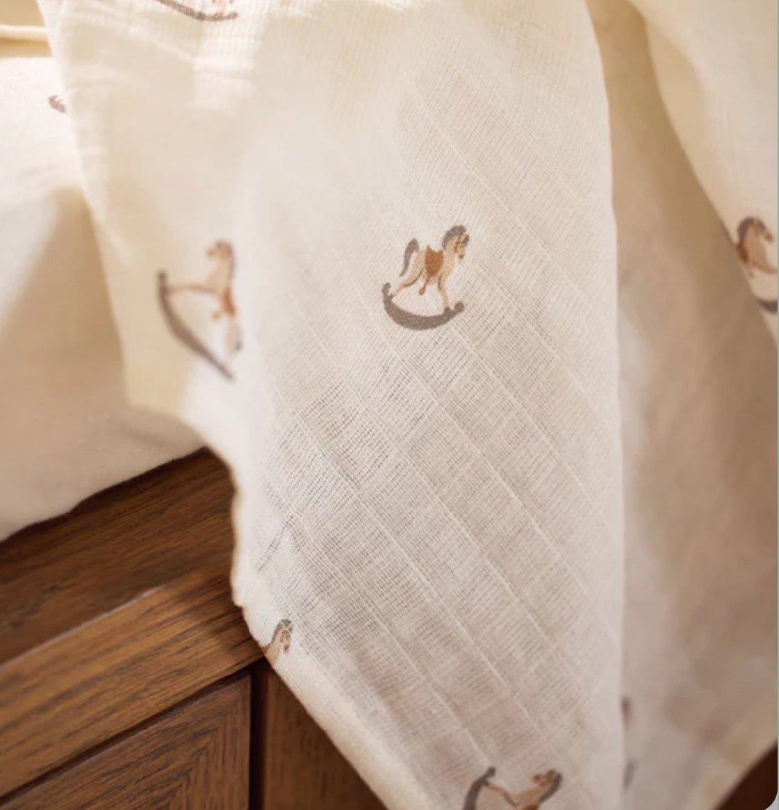 Lange Gaze de Coton Small - Nostalgic Ride - 3 Unités - Les ptites soeurs