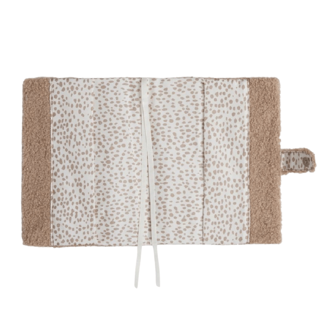 Protège carnet de santé boucle - biscuit - Les ptites soeurs