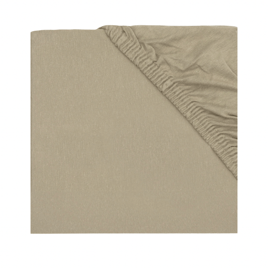 Drap - housse - Vert olive - Les ptites soeurs