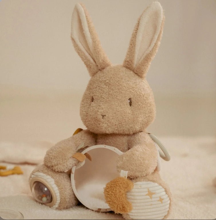 Peluche d’activités lapin - Les ptites soeurs