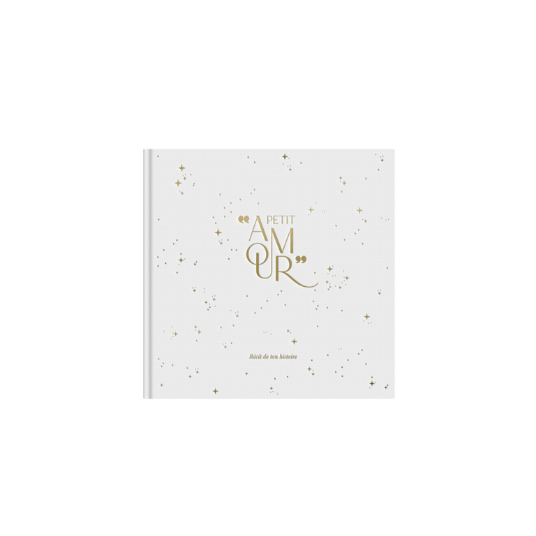 Livre de naissance Petit Amour Blanc - Les ptites soeurs