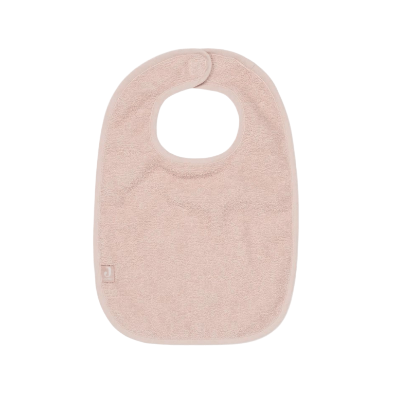 Bavoir éponge - rose clair - Les ptites soeurs
