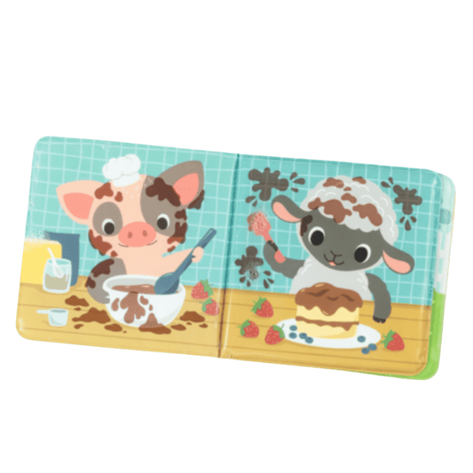 Livre de bain magique - Ferme - Les ptites soeurs