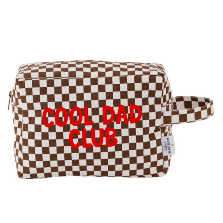 TROUSSE DE TOILETTE COOL DAD CLUB - Rouge - Les ptites soeurs