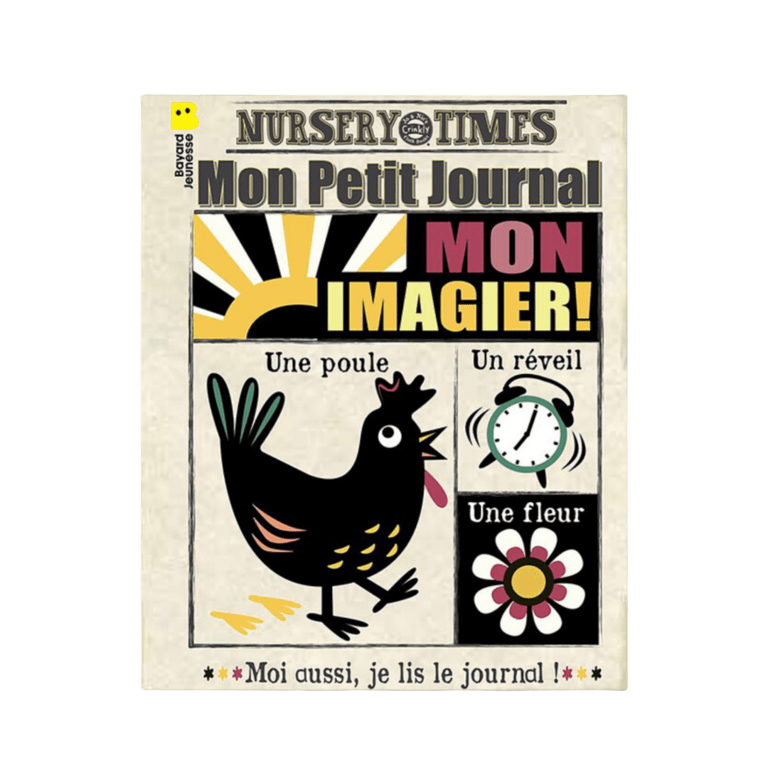 Journal bébé en tissu - mon imagier - Les ptites soeurs