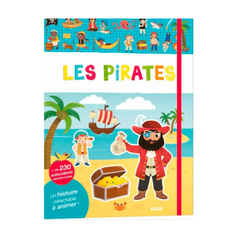 MES TOUT PREMIERS AUTOCOLLANTS - LES PIRATES - Les ptites soeurs