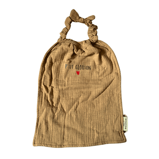 Serviette de cantine - p’tit glouton camel - Les ptites soeurs