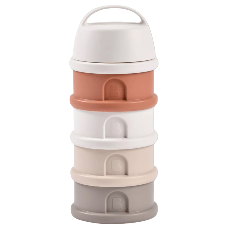 Boîte doseuse - 4 compartiments - Cotton white/Terracotta - Les ptites soeurs