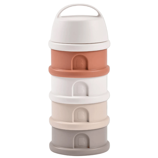 Boîte doseuse - 4 compartiments - Cotton white/Terracotta - Les ptites soeurs