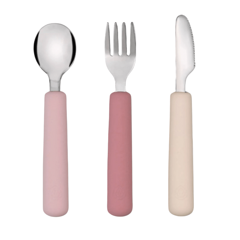 Ménagère - Fourchette/cuillère/couteau (Rose hollandais/Pastel R/Ivoire) - Les ptites soeurs