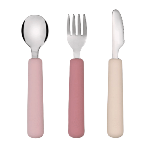 Ménagère - Fourchette/cuillère/couteau (Rose hollandais/Pastel R/Ivoire) - Les ptites soeurs