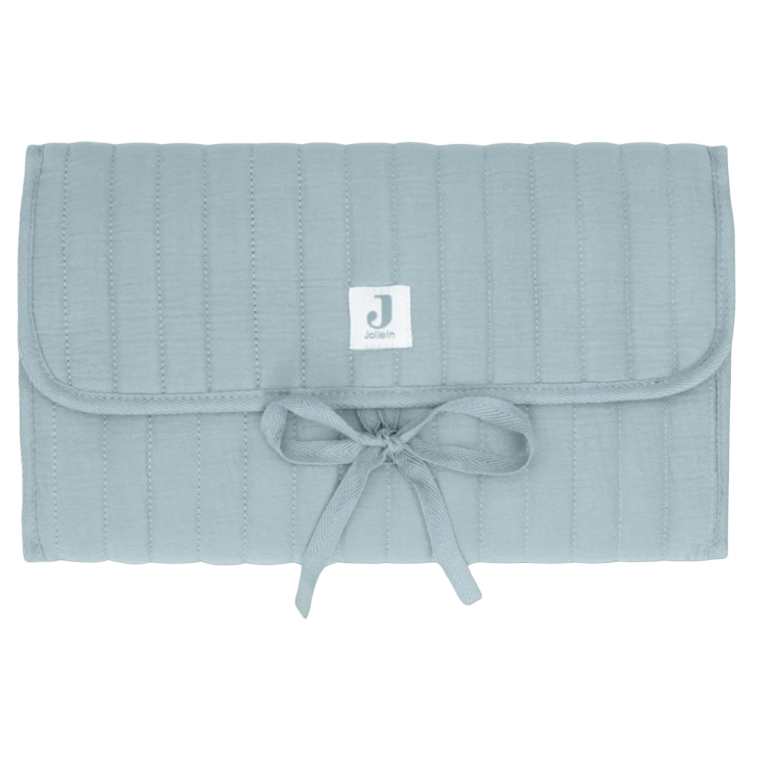 Tapis à Langer nomade Gaze de Coton - Sea Green - Les ptites soeurs
