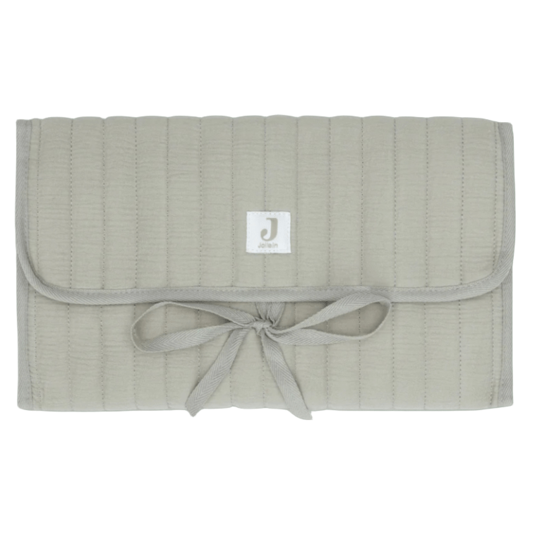 Tapis à Langer nomade Gaze de Coton - Olive Green - Les ptites soeurs