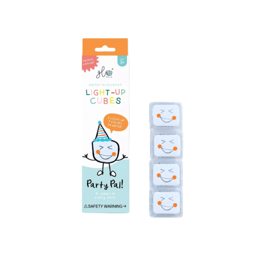 Lot de 4 cubes lumineux - blanc - Les ptites soeurs