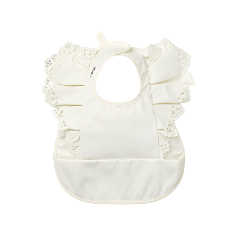 Bavoir vanilla white - Les ptites soeurs