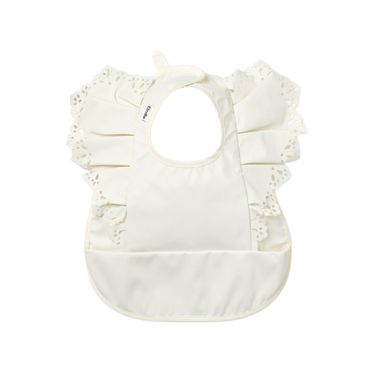 Bavoir vanilla white - Les ptites soeurs