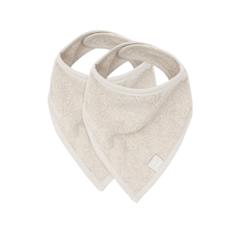 Bavoir bandana nougat - lot de 2 - Les ptites soeurs