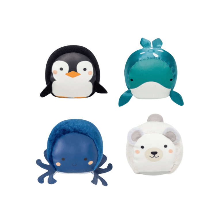 Set de 4 balles doudous - océan - Les ptites soeurs