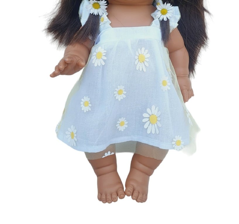 Robe en tulle marguerites - Les ptites soeurs