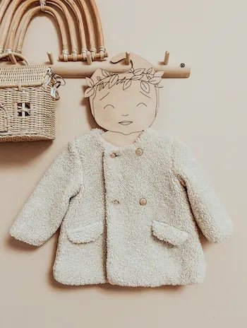 Cintre bébé couronne de feuille - Les ptites soeurs