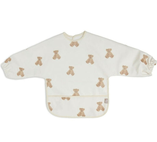 Bavoir à Manches Imperméable - Teddy Bear - Les ptites soeurs