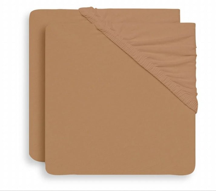 Drap - housse - Biscuit (lot de 2) - Les ptites soeurs