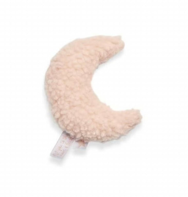 Hochet Moon rose clair - Les ptites soeurs