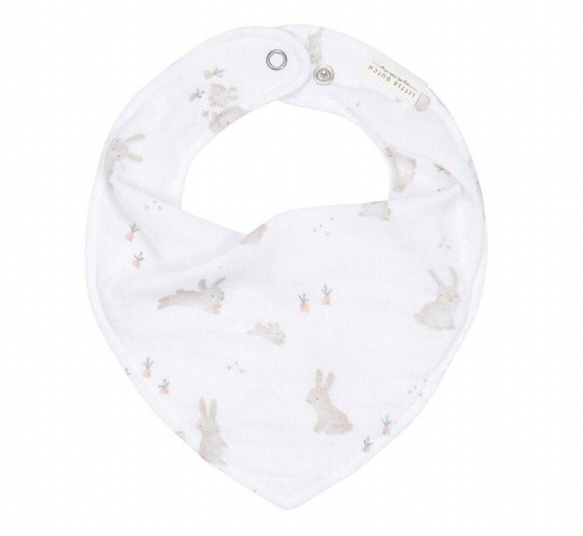 Bavoir bandana mousseline Baby Bunny - Les ptites soeurs